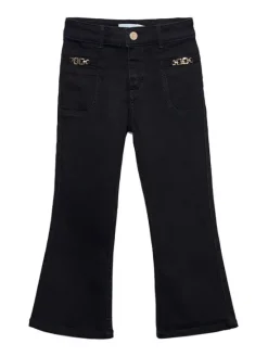 Abel & Lula Jeansy 5721 Czarny Flare Fit
