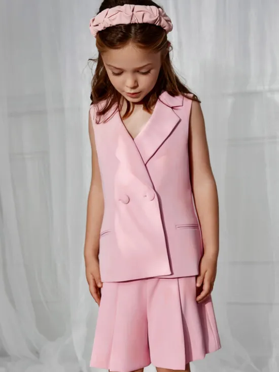 Abel & Lula Komplet dziecięcy 5287 Różowy Regular Fit