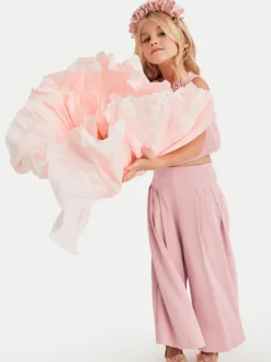 Abel & Lula Komplet top i spodnie 5233 Różowy Regular Fit