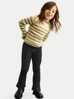 Abel & Lula Legginsy 5956 Czarny Slim Fit