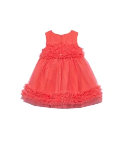 Abel & Lula Sukienka elegancka 5014 Pomarańczowy Regular Fit