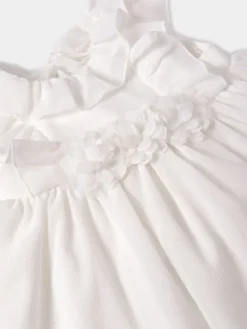 Abel & Lula Sukienka elegancka 5002 Écru Regular Fit