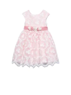 Abel & Lula Sukienka elegancka 5032 Różowy Regular Fit