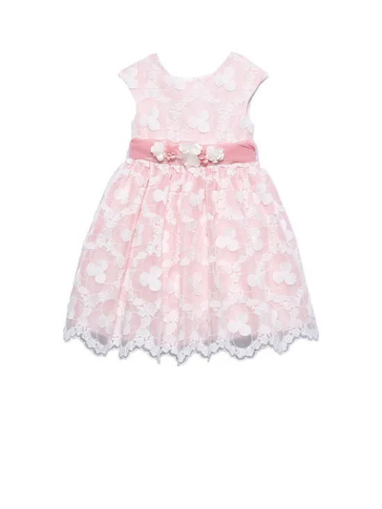 Abel & Lula Sukienka elegancka 5032 Różowy Regular Fit