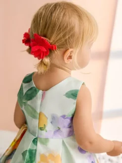 Abel & Lula Sukienka elegancka 5017 Kolorowy Regular Fit