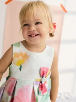 Abel & Lula Sukienka elegancka 5017 Kolorowy Regular Fit