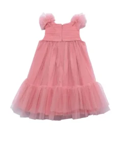 Abel & Lula Sukienka elegancka 5039 Różowy Regular Fit