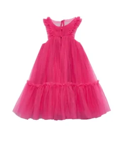 Abel & Lula Sukienka elegancka 5036 Różowy Regular Fit