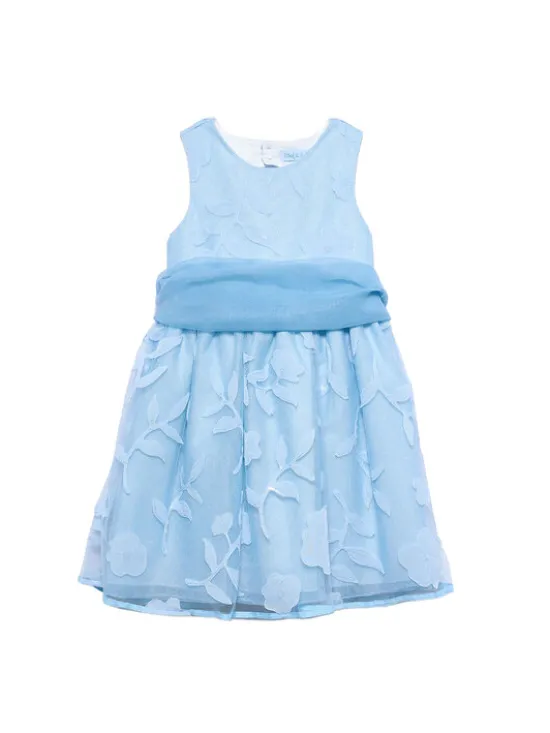 Abel & Lula Sukienka elegancka 5042 Błękitny Regular Fit
