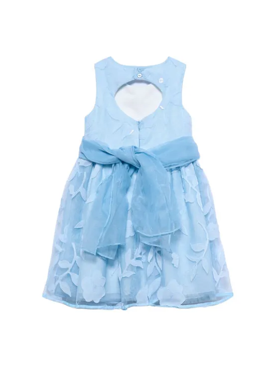 Abel & Lula Sukienka elegancka 5042 Błękitny Regular Fit