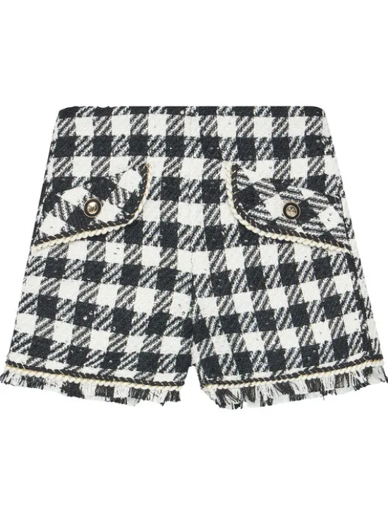 Abel & Lula Szorty materiałowe 5716 Czarny Regular Fit
