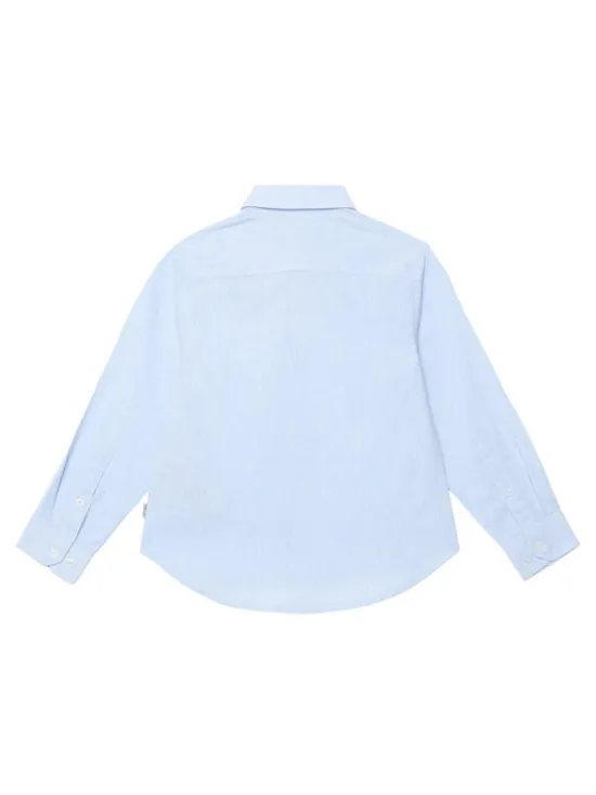 Beverly Hills Polo Club Koszula P-SS26B-SH0152 Niebieski jasny Regular Fit