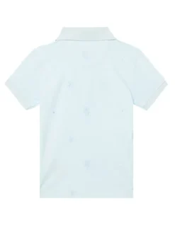 Beverly Hills Polo Club Polo G2555 Niebieski Regular Fit