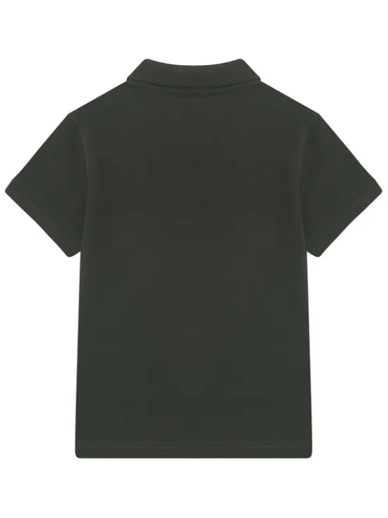 Beverly Hills Polo Club Polo P-SS26B-P42560 Zielony ciemny Regular Fit