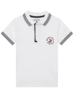 Beverly Hills Polo Club Polo P-SS26B-P424108 Biały Regular Fit