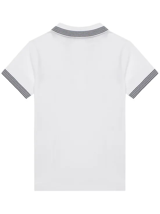 Beverly Hills Polo Club Polo P-SS26B-P424108 Biały Regular Fit