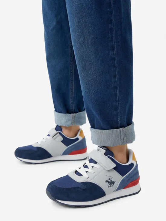 Beverly Hills Polo Club Sneakersy EO-CP23-6386 Granatowy