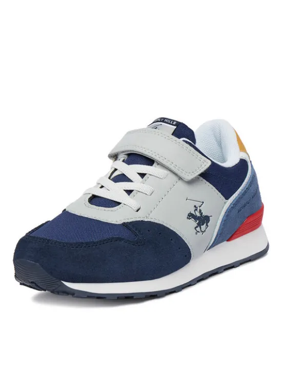 Beverly Hills Polo Club Sneakersy EO-CP23-6386 Granatowy