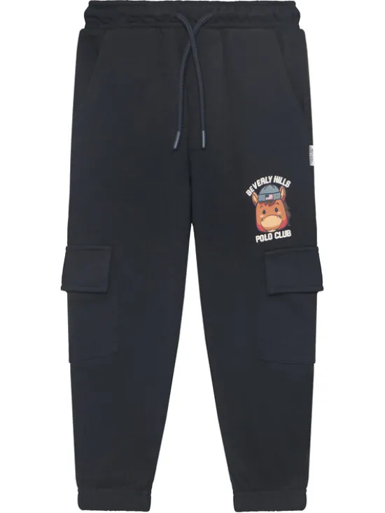 Beverly Hills Polo Club Spodnie dresowe P-SS26B-TF0136 Granatowy Regular Fit