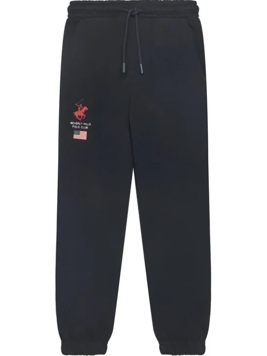 Beverly Hills Polo Club Spodnie dresowe P-SS26B-TF0033K Granatowy Regular Fit