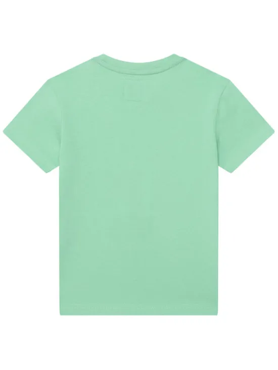 Beverly Hills Polo Club T-Shirt P-SS26B-TS414011 Zielony Regular Fit