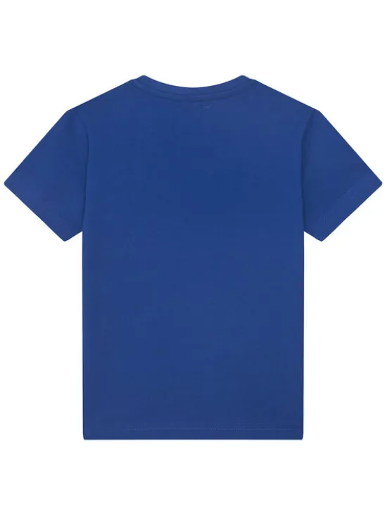Beverly Hills Polo Club T-Shirt P-SS26B-TS0132 Niebieski Regular Fit