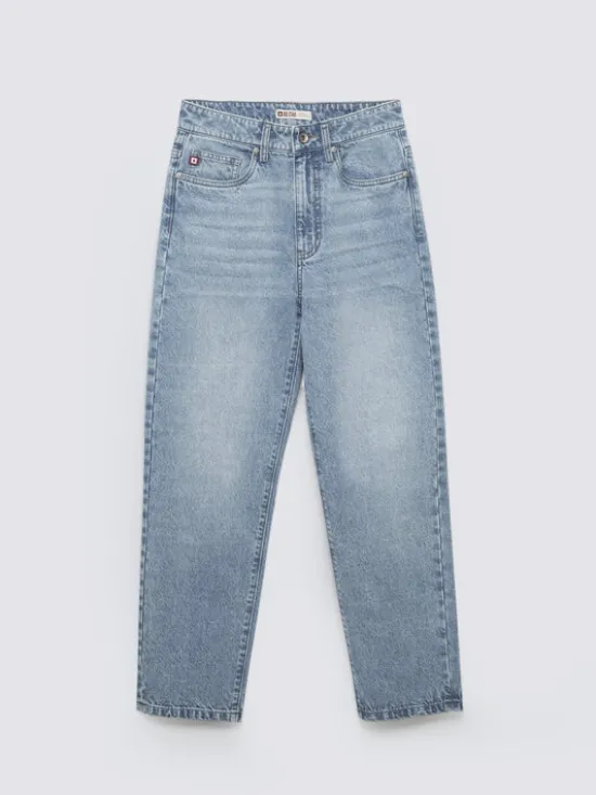 BIG STAR Jeansy ZACKY Niebieski Loose Fit