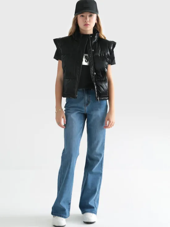 BIG STAR Kamizelka NENVIA Czarny Basic Fit