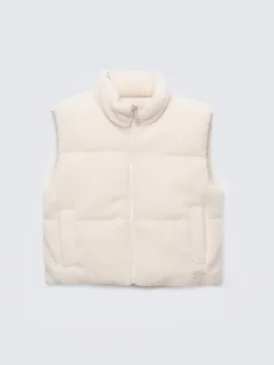 BIG STAR Kamizelka ZOJA Kremowy Basic Fit