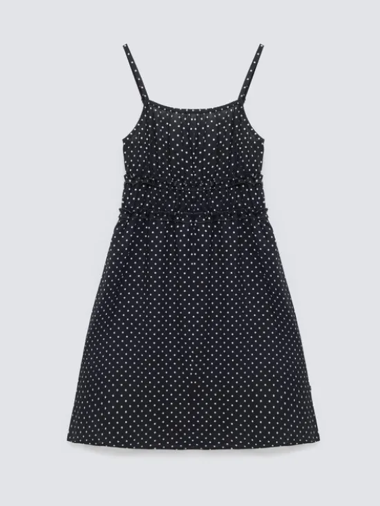 BIG STAR Sukienka letnia MIRCESI Czarny A-Line Fit