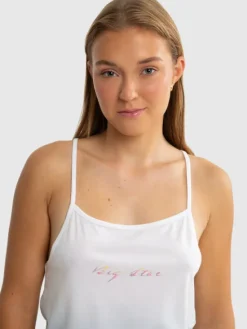 BIG STAR Tank top ROZALIA Niebieski Basic Fit
