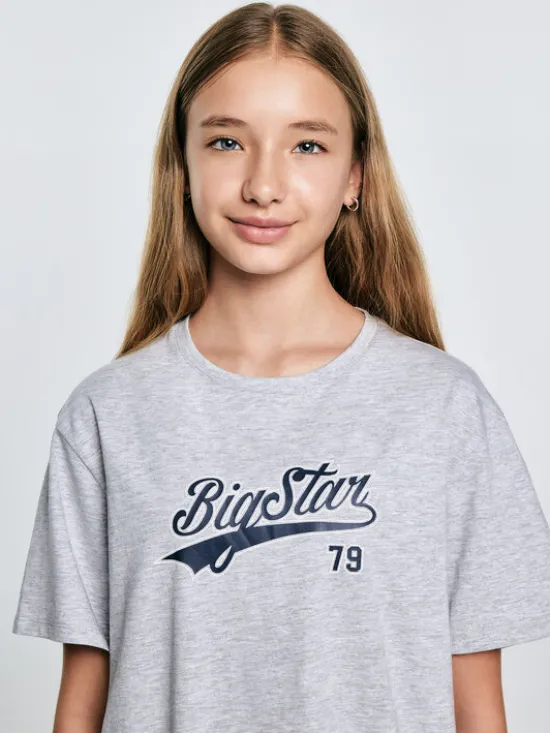 BIG STAR T-Shirt EMILLIA Szary Oversize