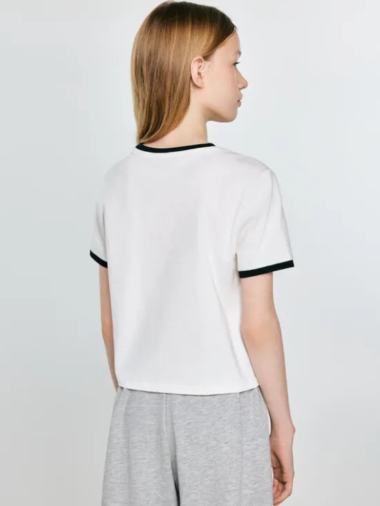 BIG STAR T-Shirt LILLIA Biały Basic Fit