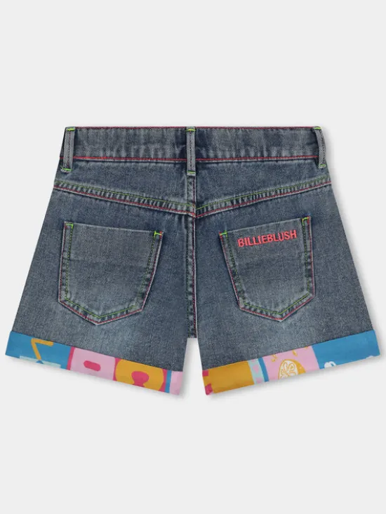 Billieblush Szorty jeansowe U20112 Niebieski Regular Fit