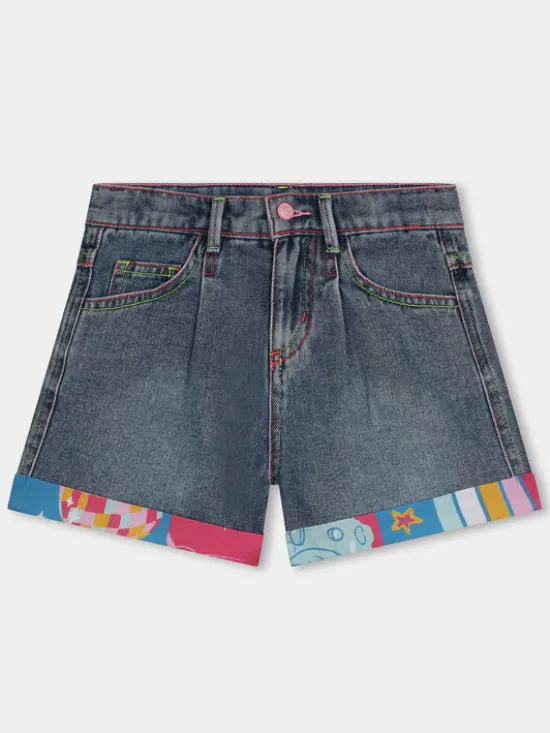 Billieblush Szorty jeansowe U20112 Niebieski Regular Fit