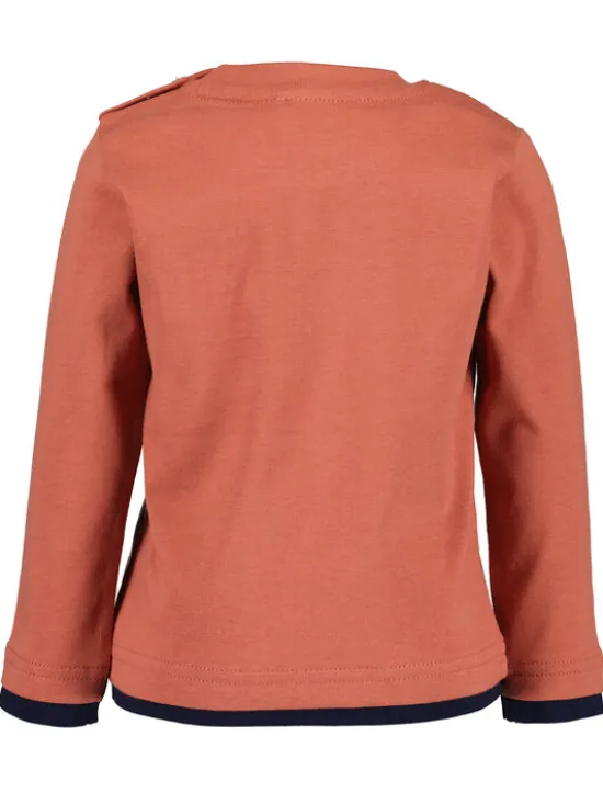 Blue Seven Bluzka 977609 Pomarańczowy Regular Fit
