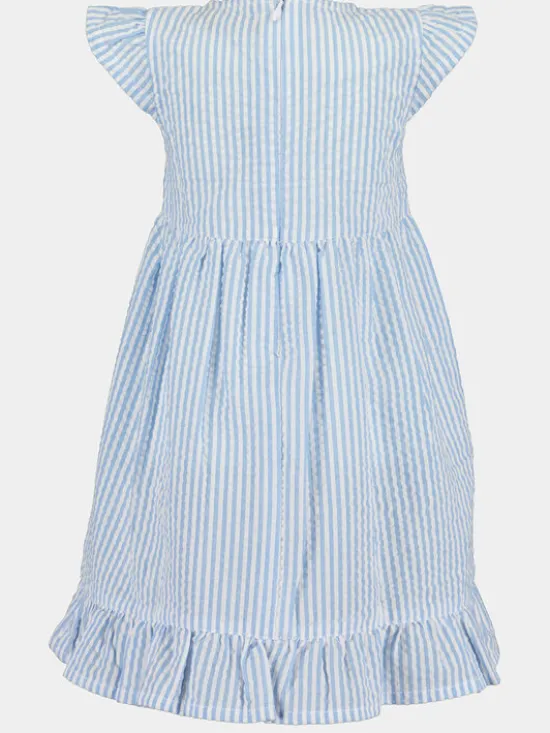 Blue Seven Sukienka letnia 919048 X Błękitny Regular Fit