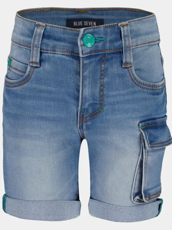 Blue Seven Szorty jeansowe 840078 X Niebieski Regular Fit