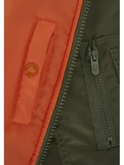 Brandit Kurtka bomber 6015.1.134-140 Zielony Regular Fit