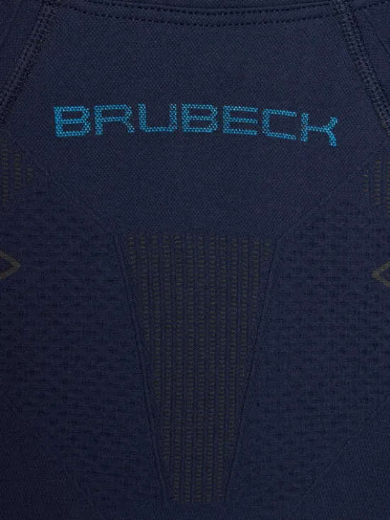 Brubeck Bielizna termoaktywna górna LS1364J Granatowy Slim Fit