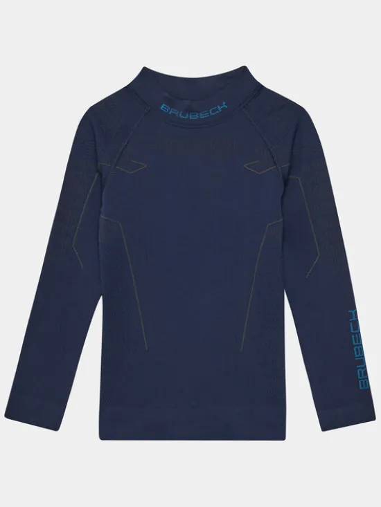 Brubeck Bielizna termoaktywna górna LS1364J Granatowy Slim Fit