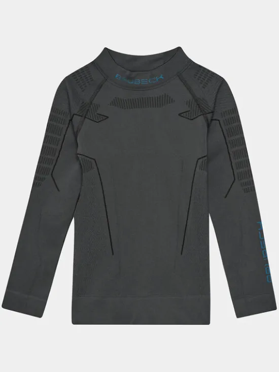 Brubeck Bielizna termoaktywna górna LS1364J Szary Slim Fit