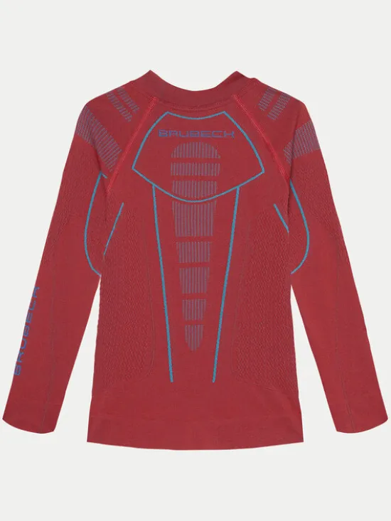 Brubeck Bielizna termoaktywna górna LS1367K Różowy Slim Fit