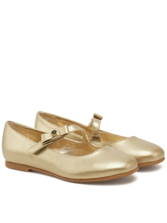 Calvin Klein Jeans Baleriny Ballerina V4A3-83042-1322 S Złoty