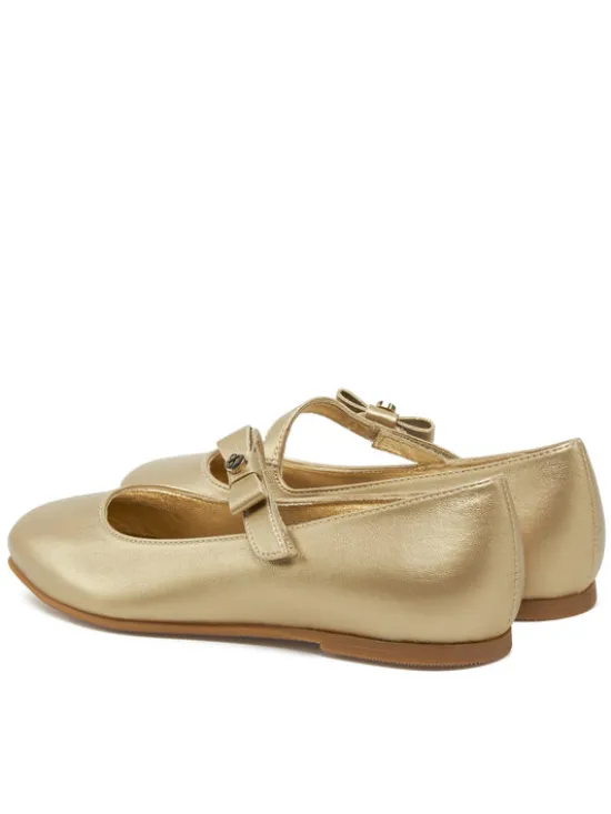 Calvin Klein Jeans Baleriny Ballerina V4A3-83042-1322 S Złoty