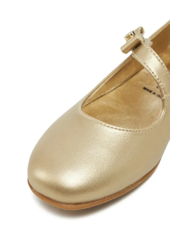 Calvin Klein Jeans Baleriny Ballerina V4A3-83042-1322 S Złoty