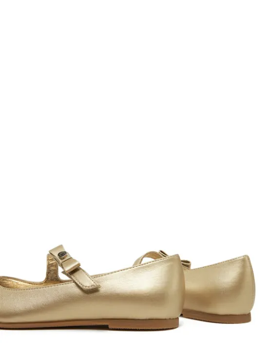 Calvin Klein Jeans Baleriny Ballerina V4A3-83042-1322 S Złoty
