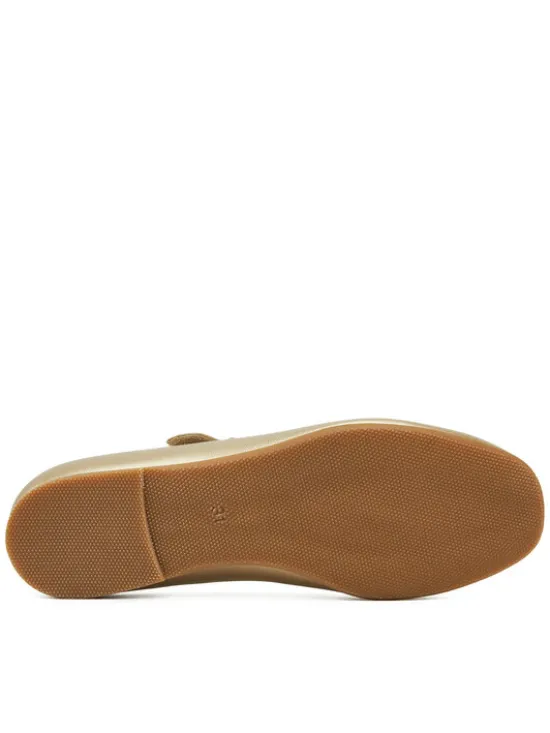 Calvin Klein Jeans Baleriny Ballerina V4A3-83042-1322 M Złoty