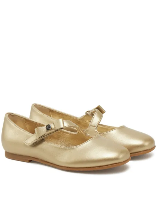 Calvin Klein Jeans Baleriny Ballerina V4A3-83042-1322 M Złoty