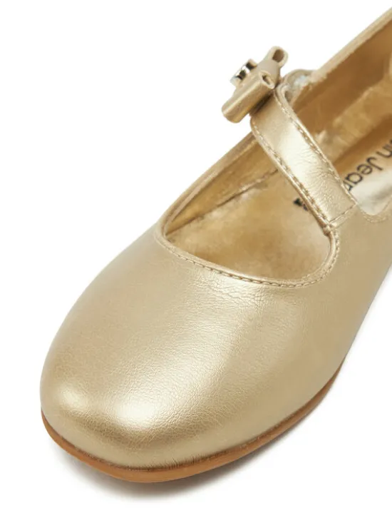 Calvin Klein Jeans Baleriny Ballerina V4A3-83042-1322 M Złoty